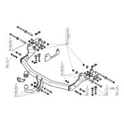 ТСУ Motodor для Hyundai H1/Starex/Grand Starex 08-
