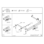 ТСУ GALIA для Renault Master 2010-, Opel Movano B 2010-2021, Nissan NV400 2011-2021. Тип шара C