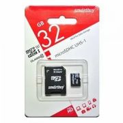 Карта памяти microSD 32Gb с адаптером