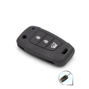 Силиконовый чехол на ключ Hyundai Solaris new 012 3 кнопки выкидной в асс.