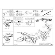 ТСУ Galia на Hyundai Santa Fe 12-18/18-21 / Kia Sorento 12-15/15-20 Шар: А