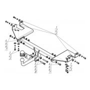 ТСУ Motodor на Hyundai Solaris SD 17- / Kia Rio SD 17-