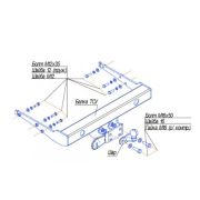 ТСУ Oris на VW Transporter minibus, van 03-15/15- / Caravelle 03-15/ 15- / Multivan 03-15/ 15-